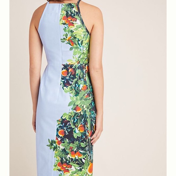 Anthroplogie orange 🍊 bough dress - Picture 4 of 8